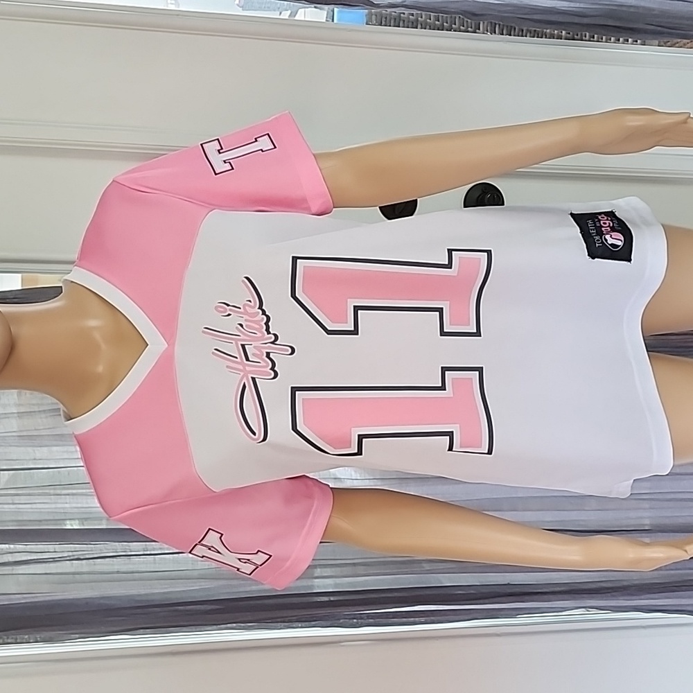 Toby Keith Country Music Jersey, M, Pink & White